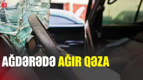 Ağdərədə ağır qəza - Xəsarət alan var - RTV
