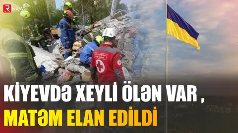 Rusiyanın dağıdıcı hücumu - Kiyev matəmdə - RTV
